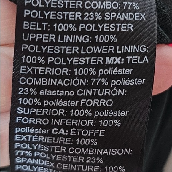 WHBM Handkerchief Elegant Dress, Deep Green Top , Floral Leafy bottom.size 2 - Picture 11 of 12